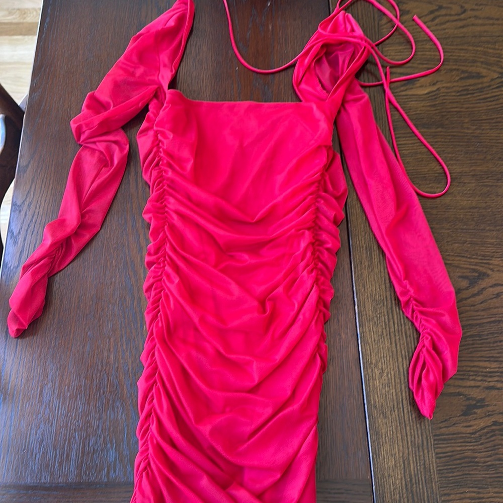 Red Lucy in the sky dress